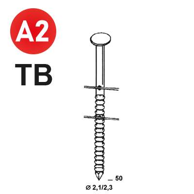 Coils 21/23x50 Rille INOX LK