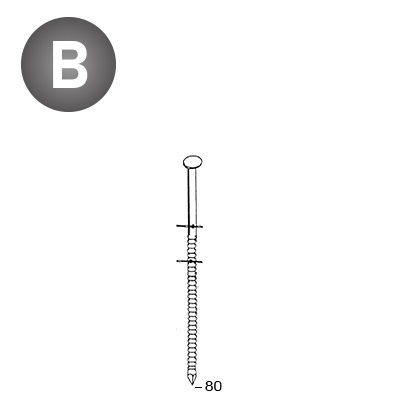 Coils 28/31x80 Rille