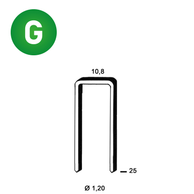 Klammer GB-25 verzinkt geh.