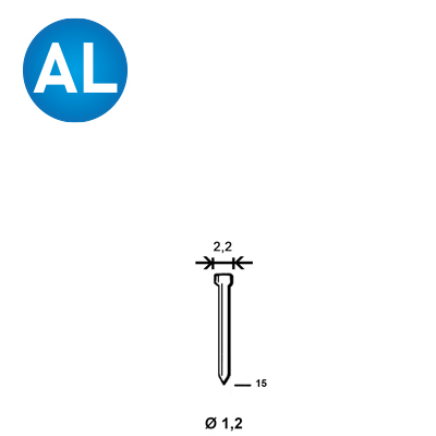 Minibrads J-15 Aluminium