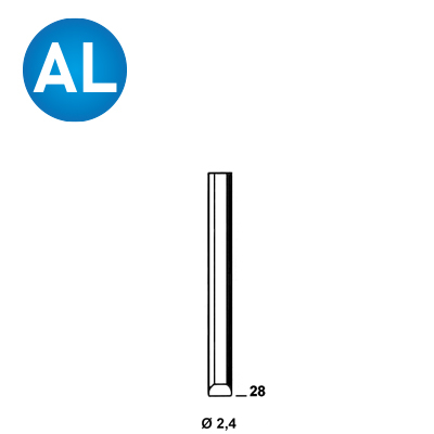 Pins SD-28 mm Aluminium