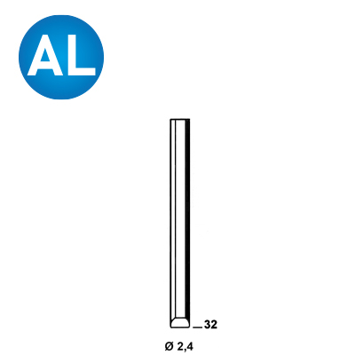 Pins SD-32 mm Aluminium