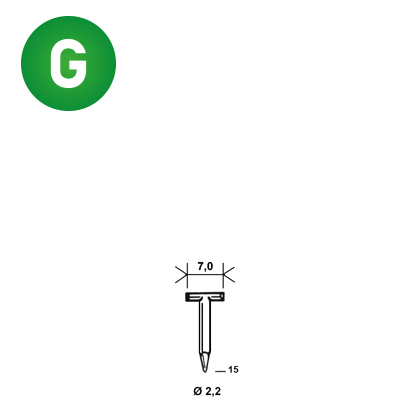 Nägel T-15 béton