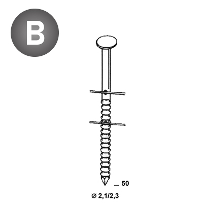 Coils BO 21/23x50 Rille