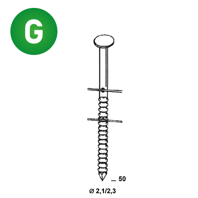 Coils BO 21/23x50 Rille verzin