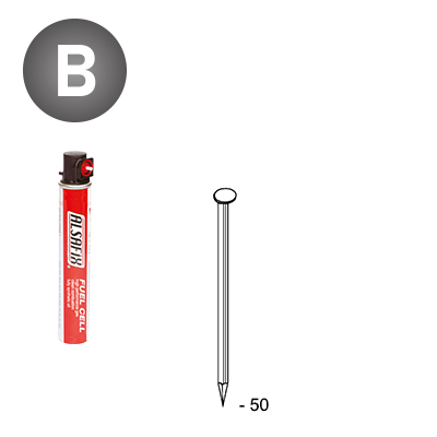 Pack 34° 2,8x50 Glatt - 2200 N