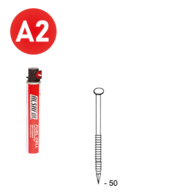 Pack 34° 2,8x50 Rille INOX - 2