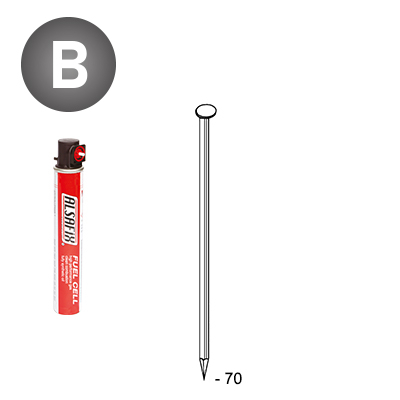 Pack 34° 2,8x70 Glatt - 2200 N