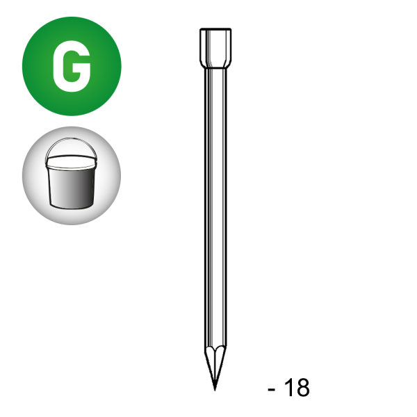 TH verzinkt 1,2x18 mm - 5 kg