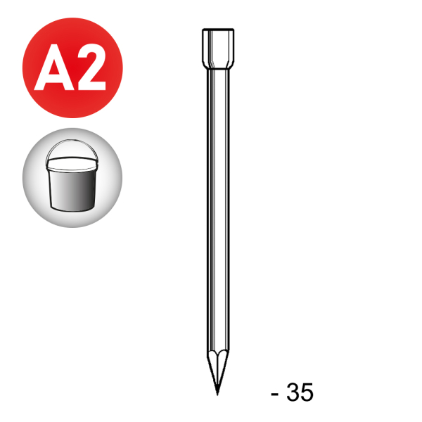 TH verzinkt 1,8x35 mm - 5 kg