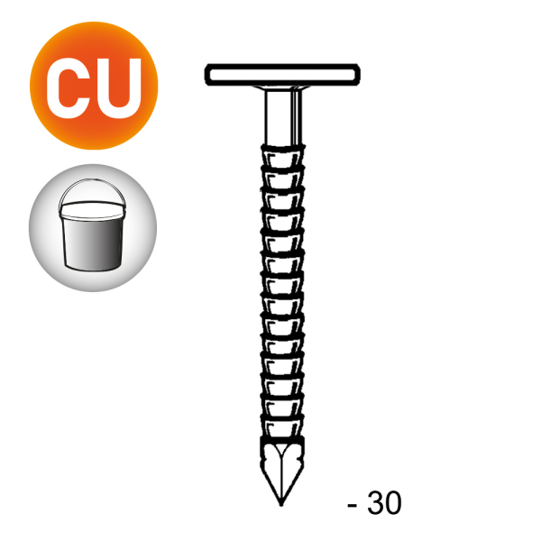 Seau 5kg-TEL 2,3/3,1x30an.cui.