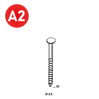 Coils S 25x35 Rille INOX A2