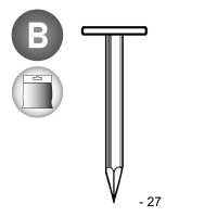 BreitKopf Glatt 2,5x27 - 1 kg