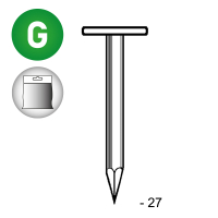 TEL Glatt Bank 2,5x27 - 1 kg