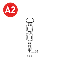 Nägel JDB 25° 28x32 Rille INOX