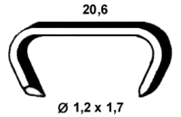 Klammer HR-18 verzinkt