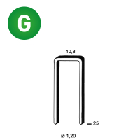 Klammer GB-25 verzinkt geh.