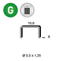 Klammer PF-06 g. blister 1440