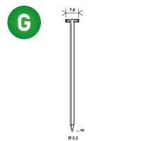 Nägel T-60 verzinkt