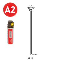 Pack 2.000 J-45 INOX + 2 Gas G