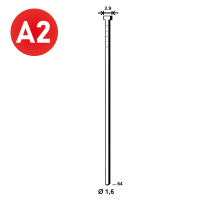 Brads 20°-16/64 INOX